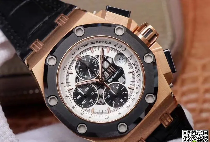 Audemars Piguet Royal Oak Offshore 26078RO.OO.D002CR.01 JF Factory 1:1 Best Edition Replica Watch Black Rubber Strap